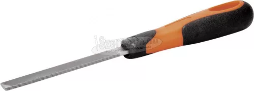 BAHCO Lapos reszelő, nyelezett, 250x25x5,5mm, 310g, fog/cm: 12, vágat: 2 1-100-10-2-2