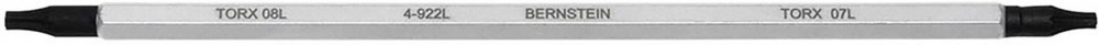 BERNSTEIN Cserélhető penge TORX T7/T8 120mm 4-922 L