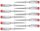 BERNSTEIN Feszültségvizsgáló készlet 3x65mm 250V (max) 4-343VDE-VE10