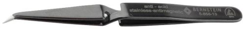 BERNSTEIN ESD csipesz 31c forma Lapos, ívelt 125mm 5-858-13