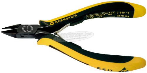 Bernstein Tools EUROline 3-669-15 ESD Oldalcsípőfogó Fazetta nélkül 135mm 3-669-15