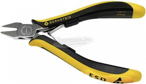 BERNSTEIN ESD Oldalcsípőfogó puha/kemény:1,5/1,2mm 115mm 3-604-15