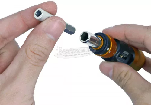 BERNSTEIN Bit készlet 46 részes 1/4" nyomatékcsavarhúzóval 0,05-0,6Nm 4-930