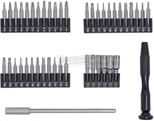 BERNSTEIN Bit készlet 51 részes 1/4" Nyomaték adapterrel 4-970