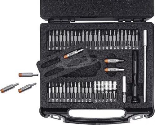 BERNSTEIN Bit készlet 51 részes 1/4" Nyomaték adapterrel 4-970
