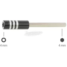 BERNSTEIN Bit adapter SW4 5/32" 60mm 4-567
