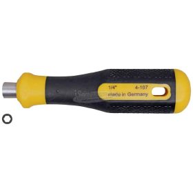  BERNSTEIN Csavarhúzó fogantyú 1/4" bit mágnestartóval 120mm 4-107