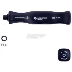  BERNSTEIN ESD csavarhúzó fogantyú mágnestartó 5/32" 95mm 4-116