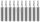 BERNSTEIN Torx bit HEX T6 Homokfúvott, Nikkelezett 10db 6-340-T6