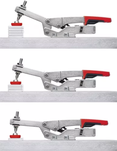 BESSEY STC-VH függőleges állásban záró gyorsrögzítők, vízszintes alaplappal 35mm STC-VH20