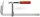 BESSEY GZ menetorsós teljesacél szorító 300/100mm GZ30-10