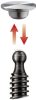 BESSEY TGK menetorsós temperöntvény szorító 2-komponensű műanyag markolattal 2500/120mm TGK250-2K
