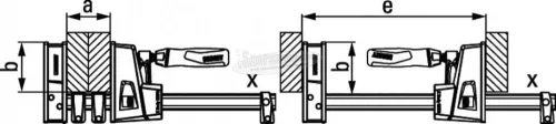 BESSEY REVO KREV Vario testszorító 2000/95mm KREV200-2K