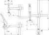 BESSEY TWV rögzítőelemek különböző kinyúlással 300/175mm 2-komponensű műanyag TWV28-30-17-2K