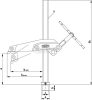 BESSEY TW28GRS rögzítőelemek hegesztőasztalokhoz szorító karral 300/120mm TW28GRS30-12