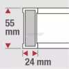BMI Könnyűfém vízmérték 60cm 0,5mm/m 694 060 E