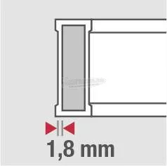 BMI Könnyűfém vízmérték 120cm 0,5mm/m 694 120 E