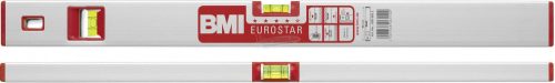 BMI Könnyűfém vízmérték több méretben 0,5mm/m Eurostar 690E