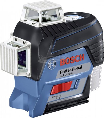 Bosch Professional GLL 3-80 C Vonallézer Hatótáv (max.):120 m 0601063R00