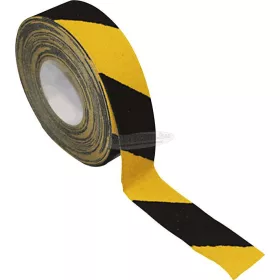   B-SAFETY Csúszásgátló felület alakítható Sárga, Fekete 18,3m x 50mm AR246050