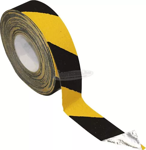 B-SAFETY Csúszásgátló felület alakítható Sárga, Fekete 18,3m x 50mm AR246050