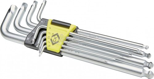 C.K Gömbvégű imbuszkulcs készlet 1,5-10mm 9 részes T4440M