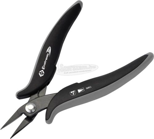 C.K ESD Hegyescsőrű fogó Egyenes 145mm rövid T3890