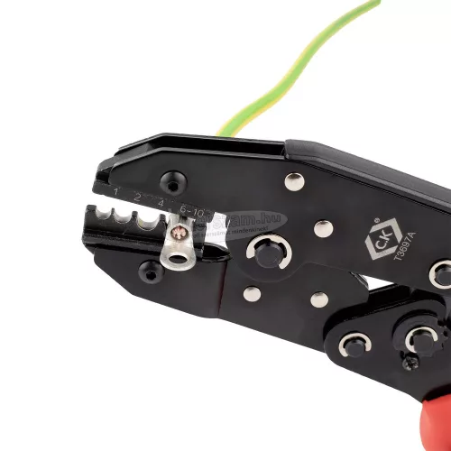 C.K Krimpelőfogó Szigeteletlen kábelcsatlakozó 1-10mm² AWG16-8 T3697A