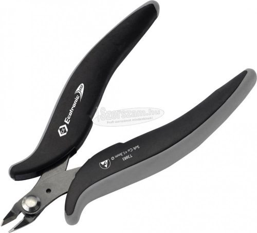 C.K ESD csípőfogó Fazetta nélkül 132mm Ecotronic 1,3mm/16AWG T3883