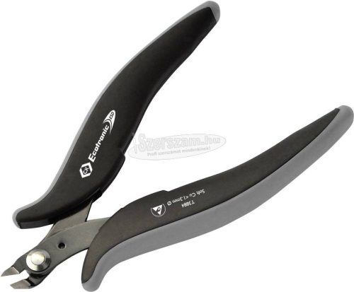 C.K ESD csípőfogó Fazetta nélkül 132mm 1,3mm/AWG16 Ecotronic T3884