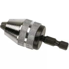   C.K adapter fúrótokmány kulcs nélküli, 1/4" hatlapú E6,3 max 6mm bitekhez T2463