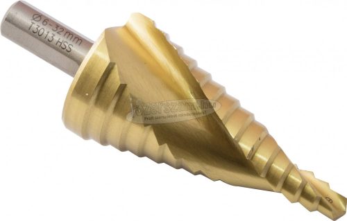 C.K HSS TiN lépcsős fúró 6-32mm 3 oldalú szár T3013