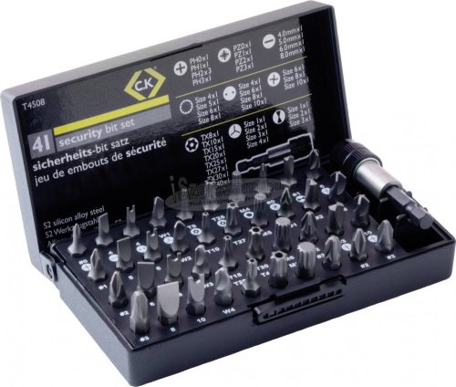 C.K Bit készlet vegyes 41 részes 25mm S2 T4508