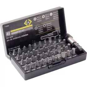 C.K Bit készlet 41 részes vegyes PH+PZ+SL+TX+HEX T4509