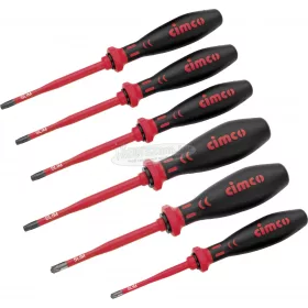   Cimco szigetelt Csavarhúzó készlet TORX+PZFL 6 részes VDE 1000V 11 7854