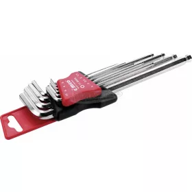   Cimco imbuszkulcs készlet gömbvégű 1,5-10mm 9részes 11 0604