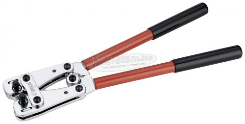 Cimco Préselőfogó Nyomó kábelsaruk, Préselős összekötő 6-50mm² 390mm 10 1883