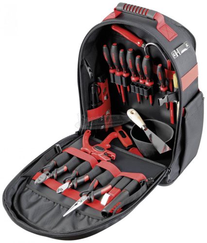 Cimco Szerszámos hátizsák 23 részes 1000V 370x210x490mm 17 0400