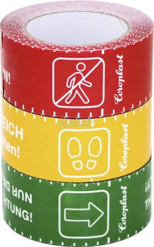 Coroplast Padlójelölő szalag Zöld 10m x 60mm 1db 1466 SDR 217518