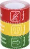 Coroplast Padlójelölő szalag Piros, Sárga, Zöld 10m x 60mm 3db 1466 SDR 217474