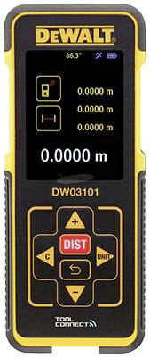 Dewalt DW03101 Lézeres távolságmérő Mérési tartomány (max.) 100 m DW03101-XJ
