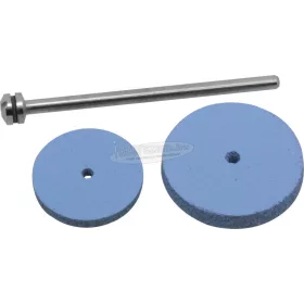   DONAU ELEKTRONIK szilikon polírozó tárcsák felfogó tengellyel, 17x2,7mm+22x2,9mm, 1606