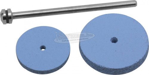DONAU ELEKTRONIK szilikon polírozó tárcsák felfogó tengellyel, 17x2,7mm+22x2,9mm, 1606