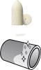 DREMEL 422 Polírhegy 10mm, 26150422JA
