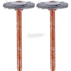   Dremel acélkefe, drótkorong, csiszoló korong 2 részes készlet 19mm Dremel 26150530JA