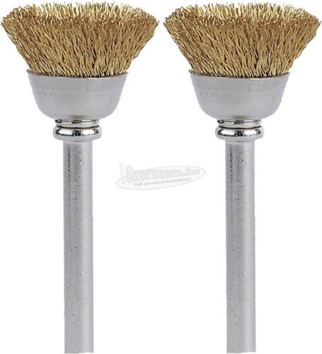Dremel sárgaréz kefe, csiszoló korong 2 részes készlet 3.2mm Dremel 26150536JA