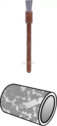 DREMEL 532 Rozsdamentes acél kefe 3,2mm, 26150532JA