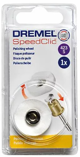 Dremel textil polírozó korong, szövet polírvatta 25mm-es átmérővel 2615S423JA