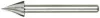 DREMEL kúposmaró hegyes fejjel 6,4mm, 26150125JA Dremel 125 26150125JA