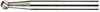 DREMEL 9905 Volfrám-karbid marószár, lekerekített heggyel 3,2mm, 2615990532